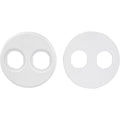 84470Sea-Dog 4" Gauge Power Socket Adapter Mounting Plate - White