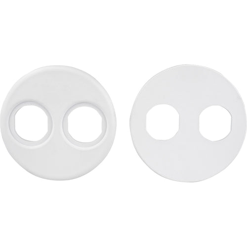 84470Sea-Dog 4" Gauge Power Socket Adapter Mounting Plate - White