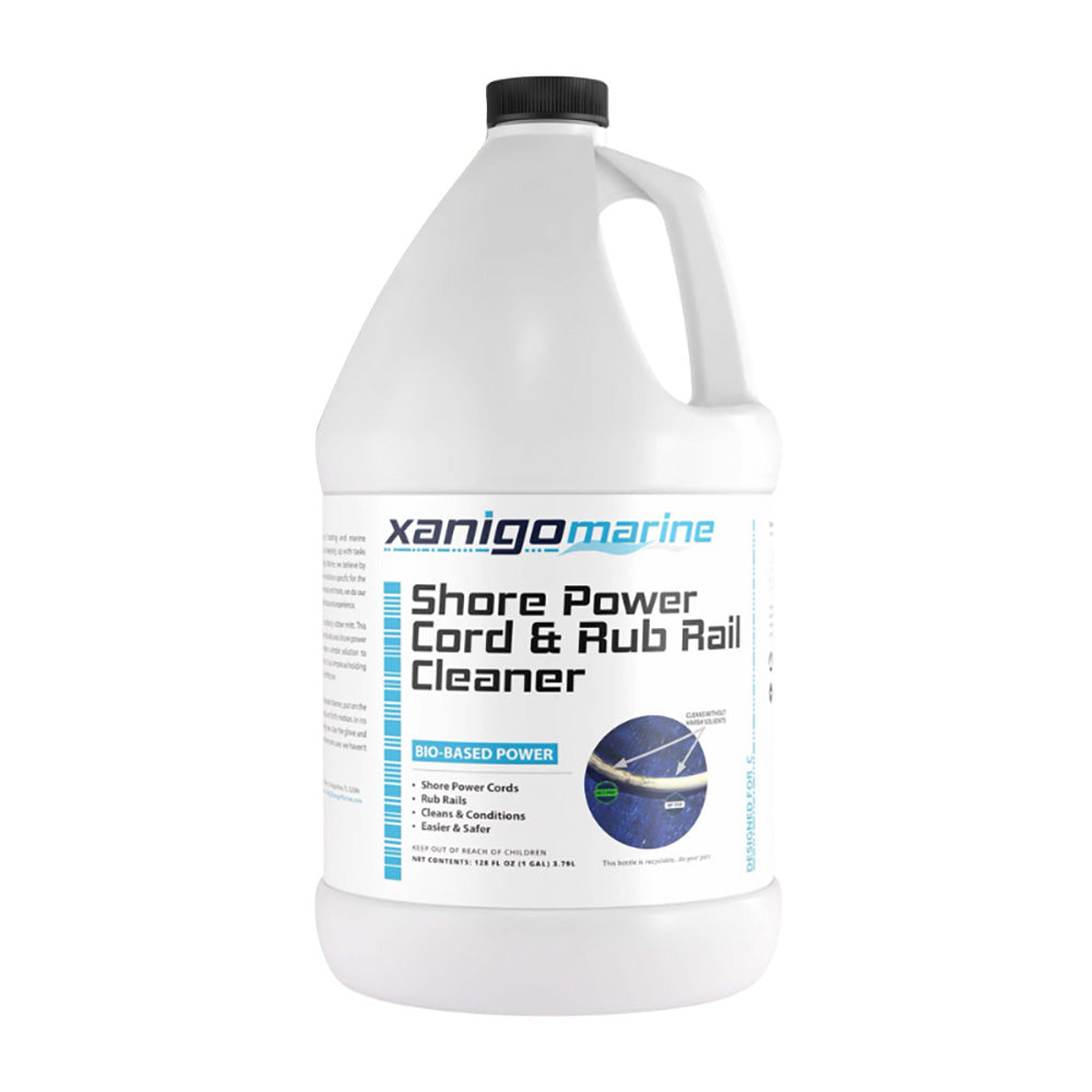 Xanigo Marine Shore Power Cord &amp; Rub Rail Cleaner - 1 Gallon