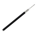 Pacer RG58AU Coax Cable Stranded TV Cond TV Braid - Black Jacket - 150'