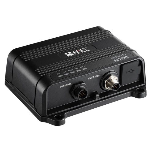 AMEC B650WS Class B AIS Transceiver w/WI-FI &amp; VHF Antenna Splitter - 5W-SOTDMA, NMEA 2000, NMEA 0183, USB